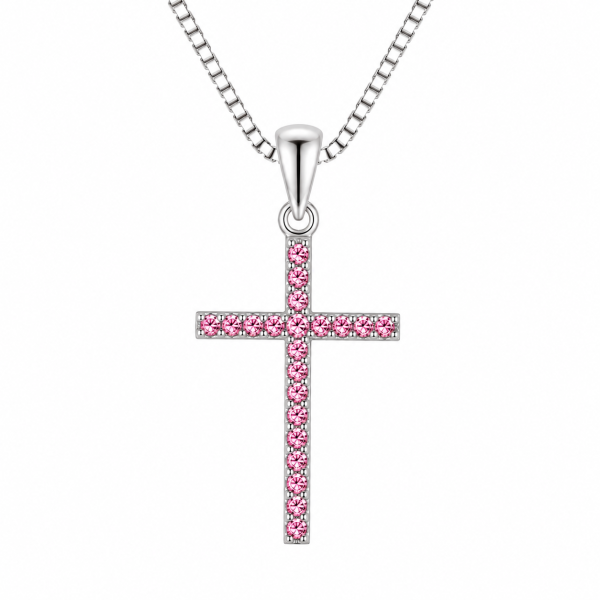 Halo Cross Pendant